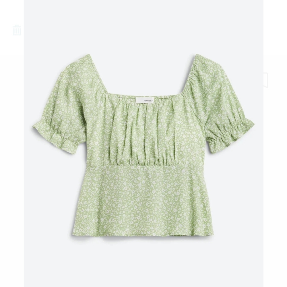 Heatherly Madeline Square Neck Blouse